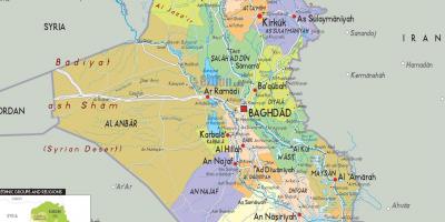 עיראק ערים מפה